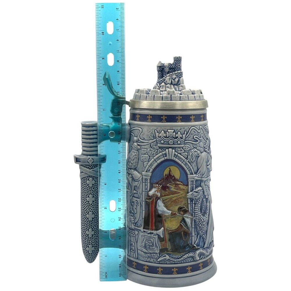 Avon Knights Of The Realm Collectible Stein With Lid & Sword Handle - Picture 2 of 10